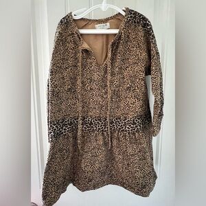 Forever Young Leopard tunic dress size 6y